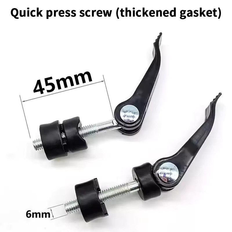 Schrauben und Bolzen Set für Rasenmäher-Griff mit 6mm Gewinde in Schwarz - Bild 4