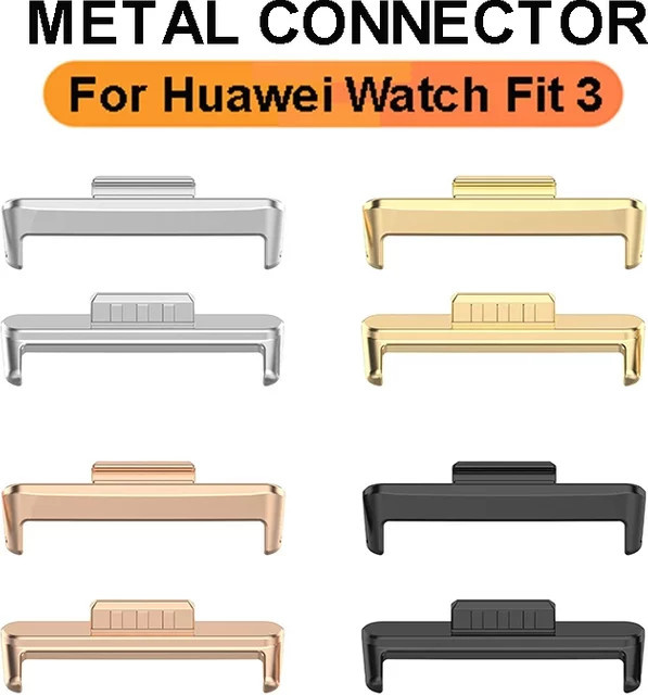 CAOWTAN Adapter für Huawei Fit 3, Edelstahl, Silber, 20mm - Bild 1