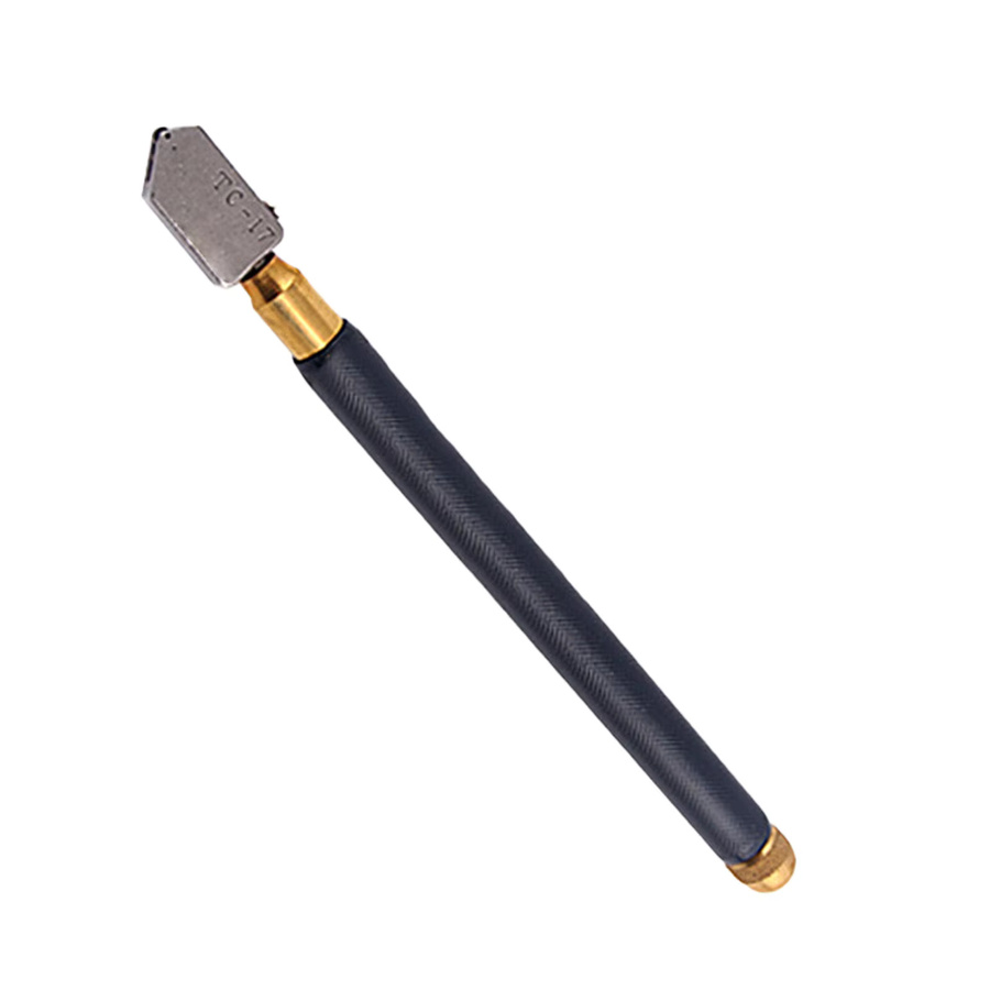 TOYO TC-17 Ölglasschneider mit Metallgriff und Diamant-Schneidwerkzeug in Schwarz, Länge: 17,5 cm - Bild 3