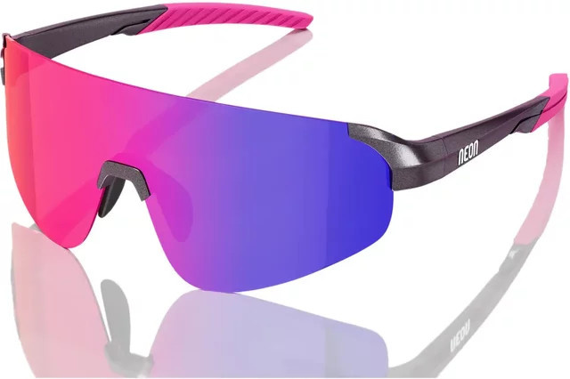 Neon Superfly Sonnenbrille, randlos, pink, multicolour, Unisex - Bild 1