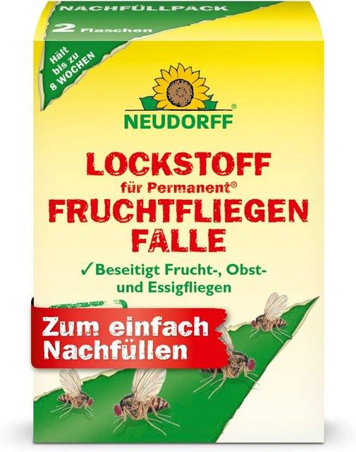 Neudorff Permanent Lockstoff Fruchtfliegenfalle 2er Set - Bild 1
