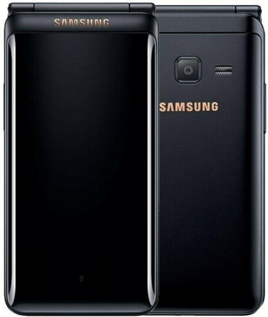 Samsung Galaxy Folder 2 G160N Refurbished Smartphone Schwarz 4G LTE 32 GB ROM 2 GB RAM - Bild 1