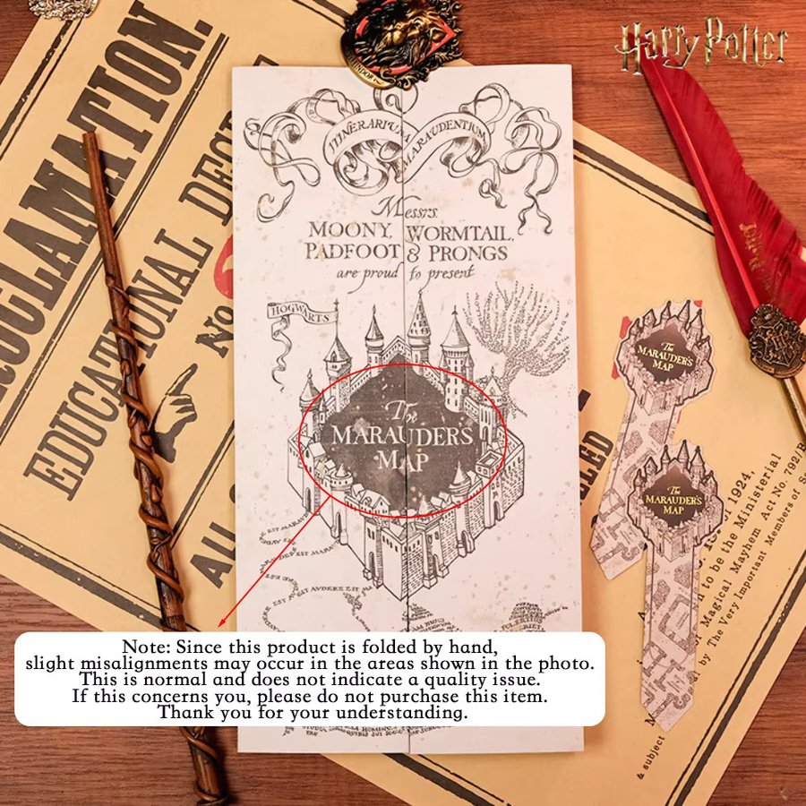 Harry Potter Marauder's Map Wizarding World Treasure Hunt Maps Collection, Pappe / Karton, 18+ - Bild 5