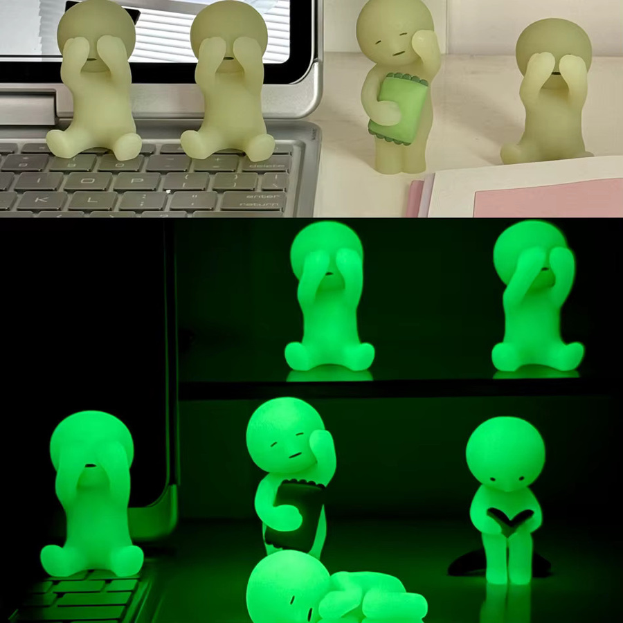 Bandai Schlafzimmer-Serie Blindbox Actionfiguren, Grün, Nachtleuchtend - Bild 3