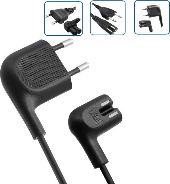 Samsung EU-Netzkabel in Schwarz als Ersatz für TV, LED, PS5, PS4 und Xbox - Bild 1