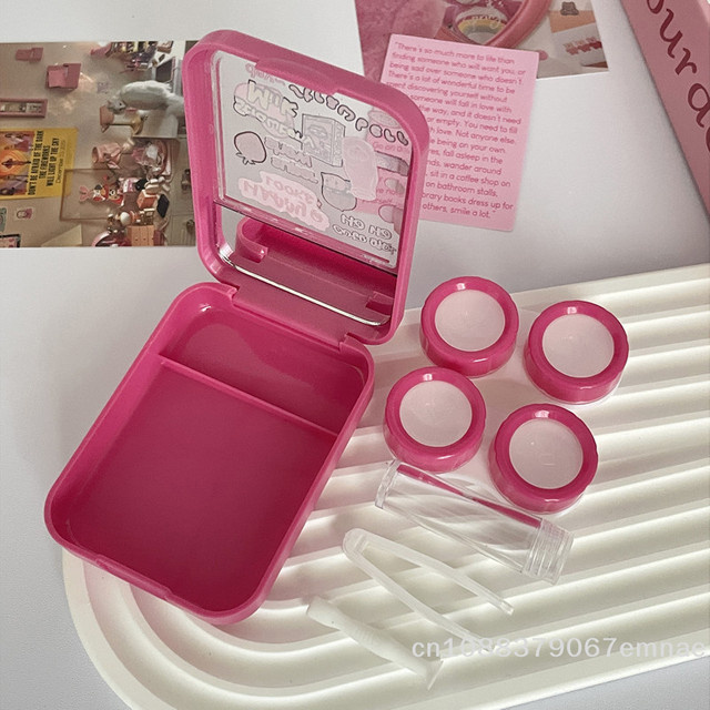 ZYS Mini-Kontaktlinsen-Etui-Set für Kinder - Bild 1