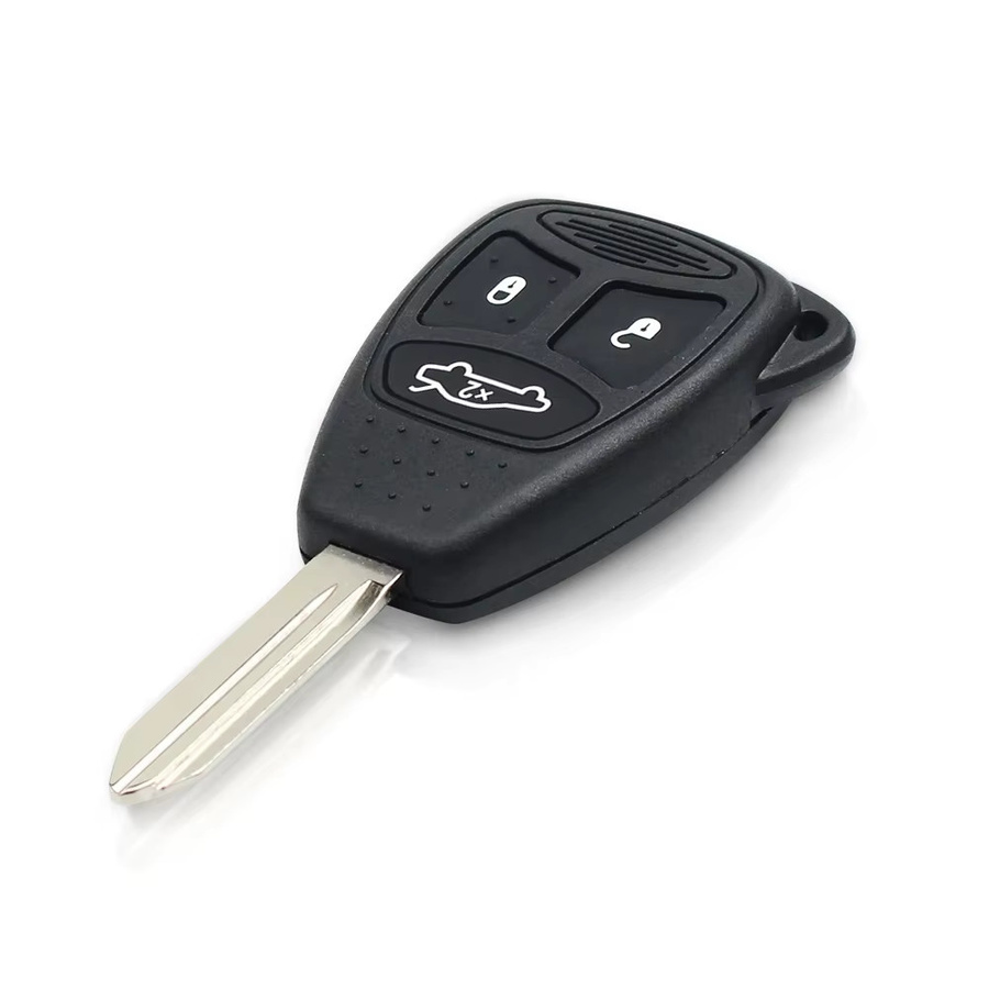 KEYYOU Fernbedienung Auto Schlüssel für Dodge RAM, Jeep Commander, Kompass, Grand Cherokee, Liberty, Wrangler und Chrysler, Farbe: Schwarz, Modell: KOBDT04A, ID46, 315/433MHz - Bild 2