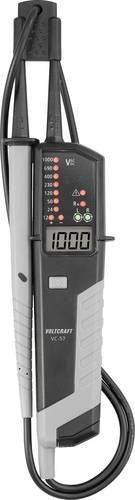 Voltcraft VC-57 Zweipoliger Spannungsprüfer 12-1000V AC / 1500V DC in Grau - Bild 1