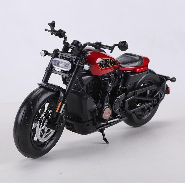 Maisto Harley-Davidson Sportster S Motorradmodell, 1:12, schwarz, ab 14 Jahren - Bild 1