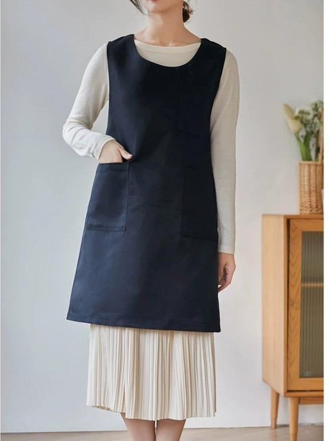 Darling Women Boutique Kochschürze für Damen und Herren in Schwarz für Gastronomie, Café und Beauty-Studios - Bild 1