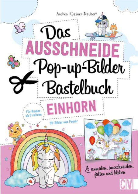 Christophorus Verlag Das Ausschneide-Pop-up-Bilder-Bastelbuch Einhorn - Bild 1