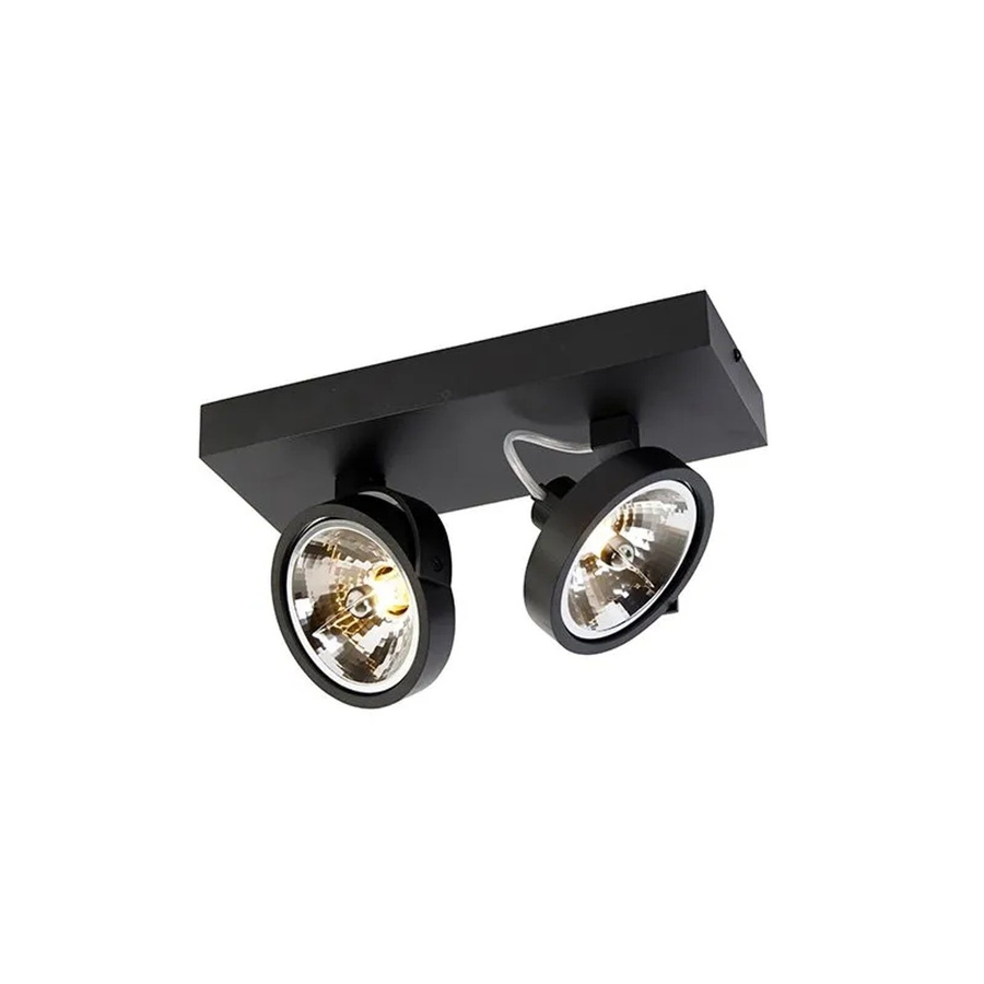 QAZQA DesignSpot LED Tischleuchte aus Aluminium in Schwarz, dimmbar und verstellbar - Bild 2