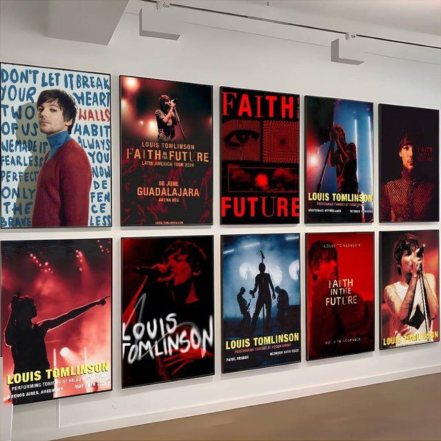 Louis T-Tomlinson SINGER Poster HD Art wasserfestes Wandbild für Wohnzimmer und Schlafzimmer - Bild 1