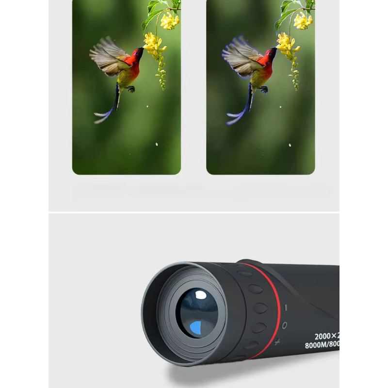 Tragbares Outdoor-Teleskop mit Handy-Fotografie-Funktion in Schwarz - Bild 4