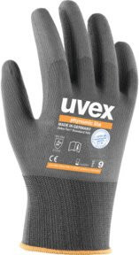 uvex phynomic lite Arbeitshandschuhe in Grau, Größe 9 - Bild 1