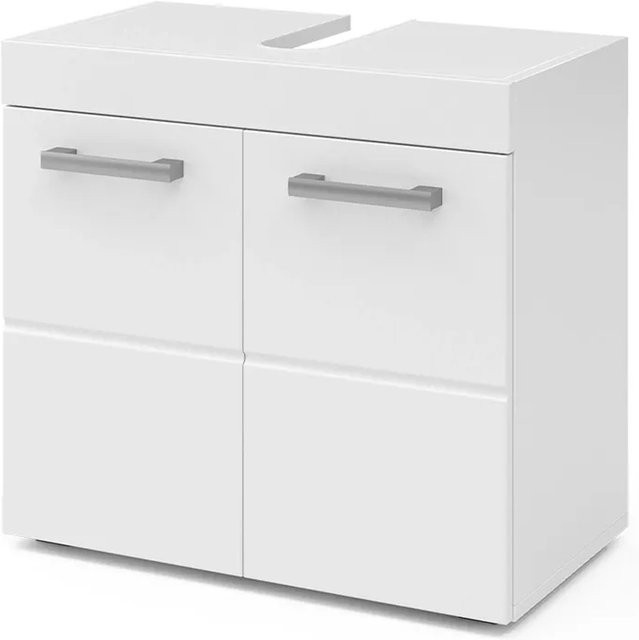 Vicco Waschtischunterschrank Luna Skandi Weiß B/T: 60 x 56 cm - Bild 2