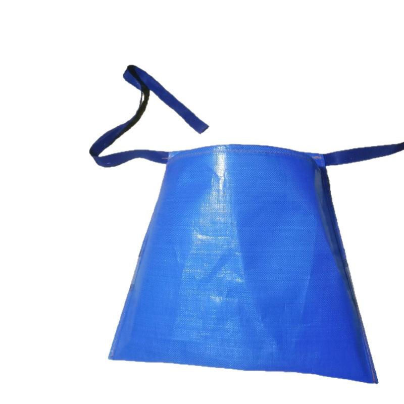 Landwirtschaftliche Pflückschürze von HaiKouLiJinHaiKeJiYouXianGongSi in Blau mit Taillenband und Pflücktasche für Obst und Gemüse, B/T: 40 x 40 cm - Bild 2