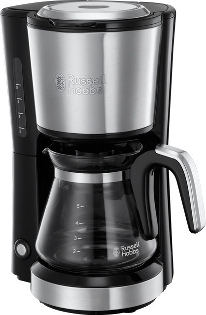Russell Hobbs Compact Home Filterkaffeemaschine mit Glaskanne in Silber - Bild 1