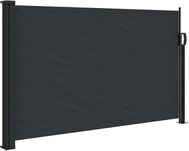 vidaXL Ausziehbare Seitenmarkise Schwarz B/H: 500 x 120 cm - Bild 1