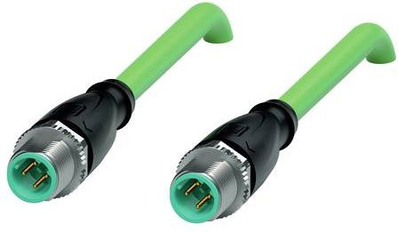 Pepperl+Fuchs Sensor-Aktor-Steckverbinder Ethernet/LAN, konfektioniert, grün, 80 m - Bild 1