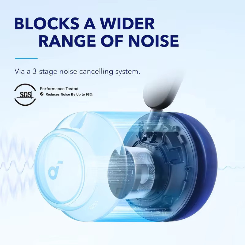 Soundcore by Anker Space Q45 Over-Ear Kopfhörer mit Adaptive Active Noise Cancelling in Schwarz - Bild 4