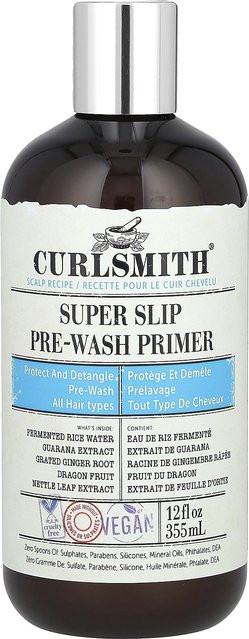 Curlsmith Super Sleep Präbiotischer Primer Serum, 355 ml, Lockiges Haar - Bild 1