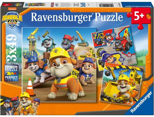 Ravensburger Kinderpuzzle Rubble & Crew Arbeitsfahrzeuge für Kinder ab 5 Jahren - Bild 2