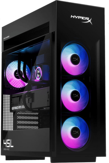 HP OMEN MAX 45L GT24-0982 Gaming-PC in Schwarz mit Intel Prozessor, 32 GB RAM, 2 TB SSD und Windows - Bild 1