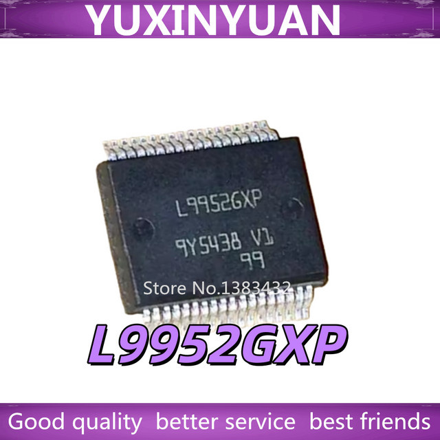 YUXINYUAN L9952GXP L99526XP HSSOP36 Automotive Computer Power Chip IC für Volkswagen Steuergeräte, 5er-Set, Schwarz - Bild 1