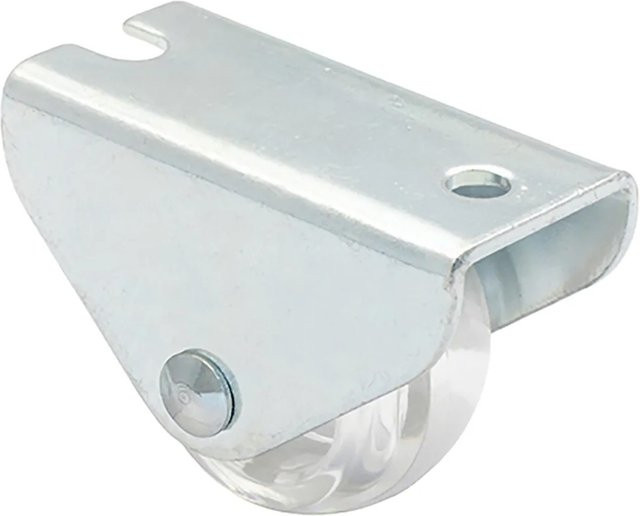 Wagner Bockrolle Transparent aus Kunststoff und verzinktem Stahl mit Ø 25 mm und 40 kg Tragkraft - Bild 1