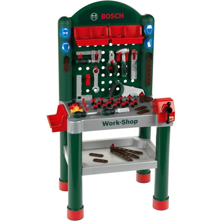 Bosch Werkstatt Kinderwerkzeug grün/grau