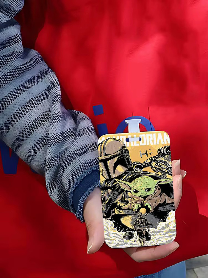 The Mandalorian Ausweishalter mit Etui für Schule und Büro, Mehrfarbig, Kunststoff - Bild 6