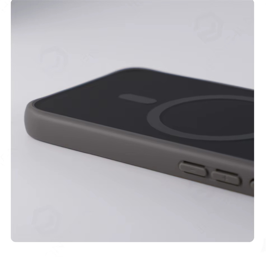 Matte magnetische Schutzhülle für Xiaomi Mi 15S, 15 Ultra und Mi15 mit Linsenschutz und MagSafe-Kompatibilität in Schwarz - Bild 2