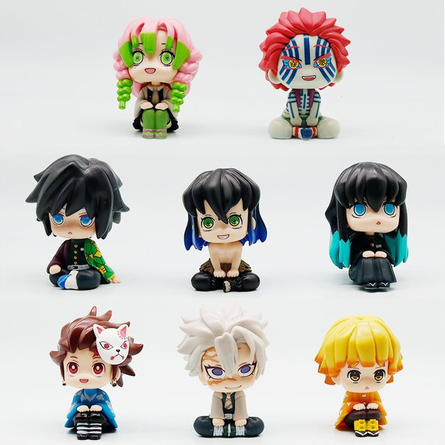 Bandai Demon Slayer Tanjirou und Mitsuya sitzende Figuren, Einzelfigur - Bild 1
