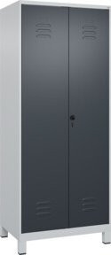 C+P PSA Doppel-Spind Classic PLUS mit 2 Abteilen, Füße, Sicherheits-Drehriegel, B/T/H: 80 x 50 x 195 cm - Bild 1