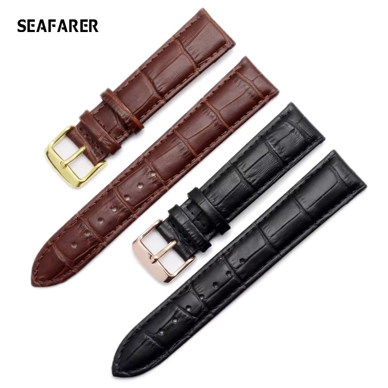Hamilton Uhrenarmband Leder, Unisex, Nadel schnalle - Bild 2