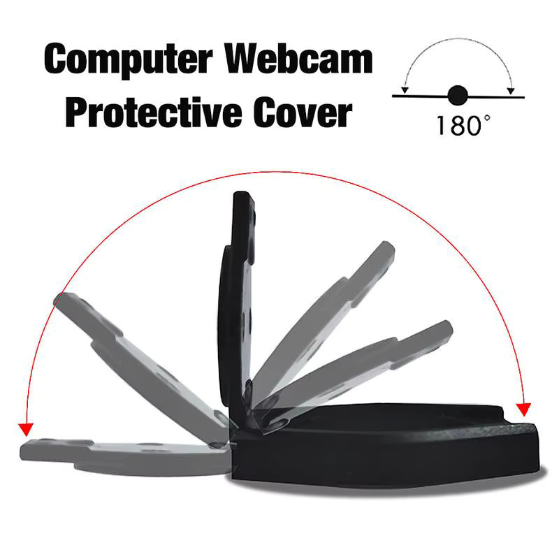 Logitech Webcam-Objektivabdeckung Staubdichter Kamera-Sichtschutz in Schwarz für C920 C930e C922 - Bild 2