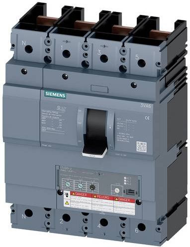 Siemens 3VA6325-5HL41-0AA0 Leistungsschalter in Grau mit einem Einstellbereich von 100 - 250A und einer maximalen Schaltspannung von 600 V/AC - Bild 1