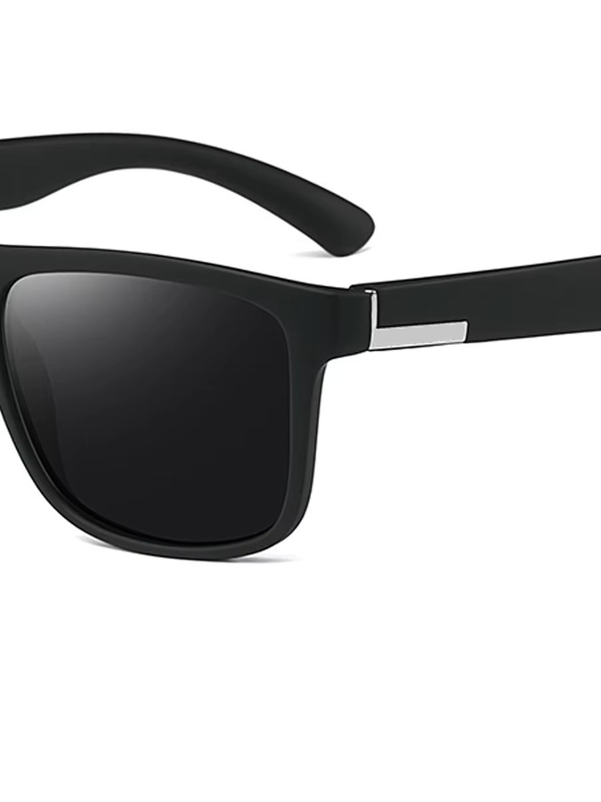 WSZ Sonnenbrille, quadratisch, Vollrand, Kunststoff, Unisex, schwarz - Bild 4