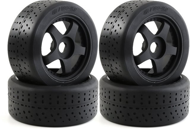 RS Reifen, Schwarz, Gummi, 102*45mm, 17mm Rad Hex - Bild 1