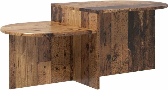 vidaXL Couchtisch aus Altholz in Braun, rechteckig, B/T/H: 100 x 50 x 40 cm - Bild 1