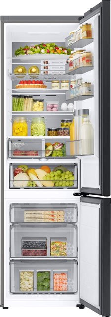 Samsung Bespoke Kühl-Gefrierkombination RL38C7B5BS9 in Silver mit No Frost und Bottom Freezer, B/T/H: 59,5 x 59,5 x 203,0 cm - Bild 1
