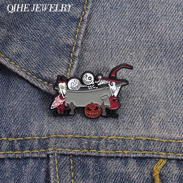 QIHE JEWELRY Broschen, Emaille, Bunt - Bild 1