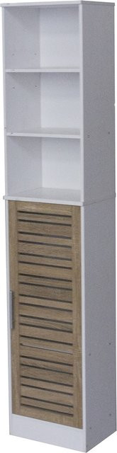 HTI-Line Hochschrank Klara für Bad und Waschküche mit Schwenktüren und Regalböden - Bild 1