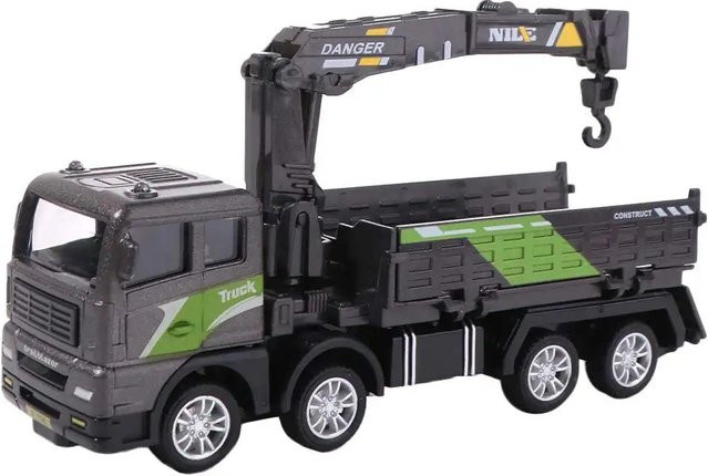 Containerkran Modell, 1:50, Baufahrzeugmodell, Schiebend, Grau - Bild 1