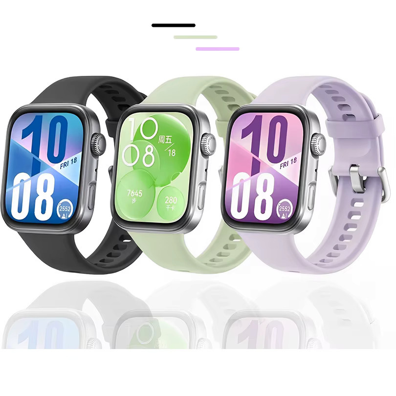 Uhrenarmband Silikon, Weiß, Unisex - Bild 5