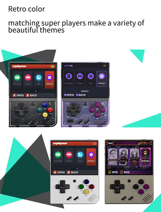 Miyoo Mini Plus Retro-Handheld-Spielekonsole mit 3,5 Zoll IPS-Bildschirm in Weiß - Bild 5