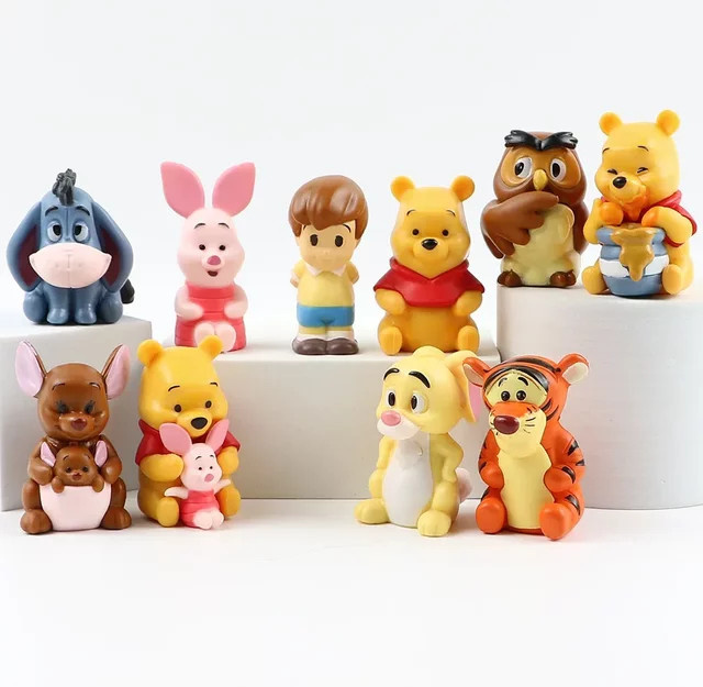 Potdemiel Winnie The Pooh Actionfiguren, 10-teiliges Set - Bild 1