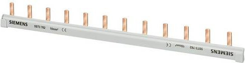Siemens 5ST3762 Stiftsammelschiene, 1-phasig, 10mm2, 12 Stifte, grau, schneidbar - Bild 1
