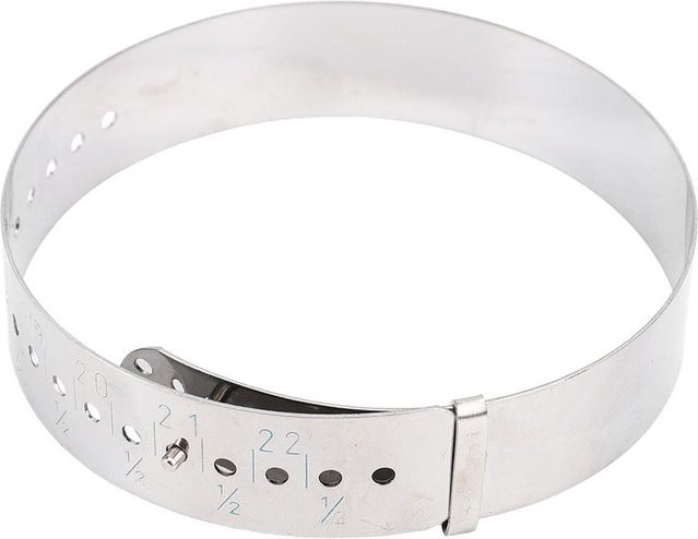 Armband Messlehre Edelstahl, verstellbar, 15-23 cm, Unisex - Bild 1